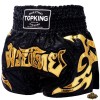 TKB TopKing Special Black Muay Thai Boxing Shorts Free Shipping