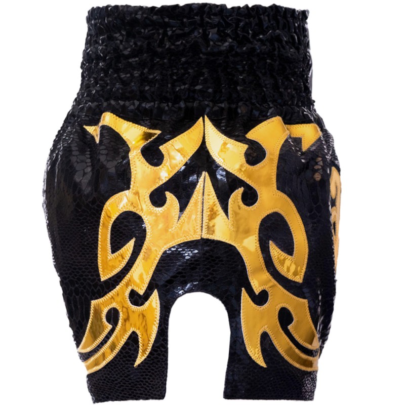 TKB TopKing Special Black Muay Thai Boxing Shorts Free Shipping