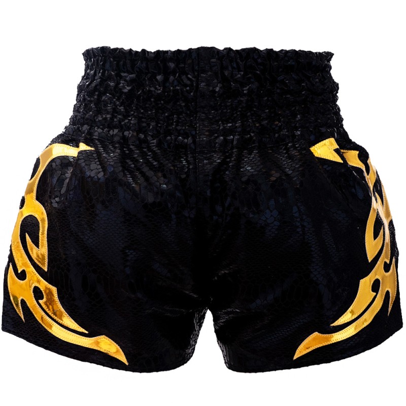 TKB TopKing Special Black Muay Thai Boxing Shorts Free Shipping