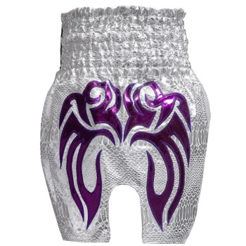 TKB TopKing Special White Muay Thai Boxing Shorts Free Shipping