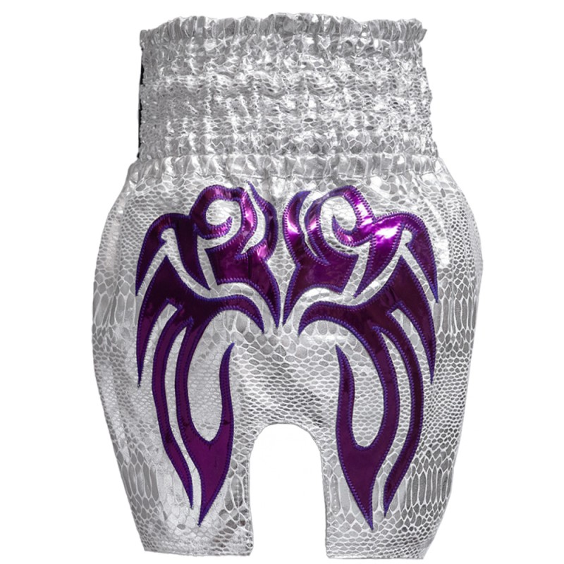 TKB TopKing Special White Muay Thai Boxing Shorts Free Shipping