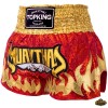 TKB TopKing Special Red Muay Thai Boxing Shorts Free Shipping