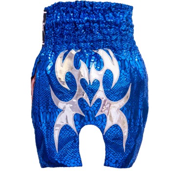 TKB TopKing Special Blue Muay Thai Boxing Shorts Free Shipping