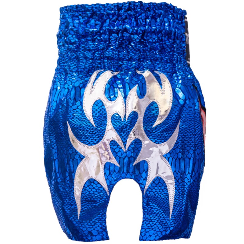 TKB TopKing Special Blue Muay Thai Boxing Shorts Free Shipping