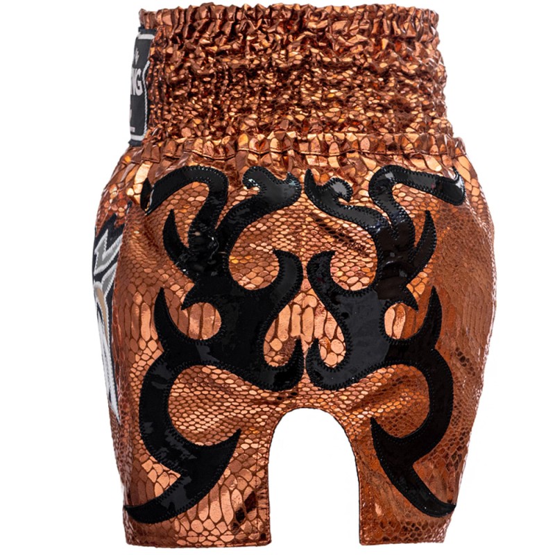 TKB TopKing Special Brown Muay Thai Boxing Shorts Free Shipping