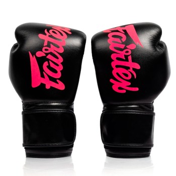 Fairtex BGV14 Boxing Gloves Neon Noir Black-Pink