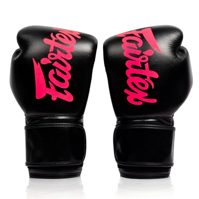Fairtex BGV14 Boxing Gloves Neon Noir Black-Pink