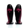 Fairtex SP5 Muay Thai Boxing Shin Guards "Competition" Neon Noir Black-Pink