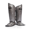 Fairtex SP9 "Ultra Ergo" Muay Thai Boxing Shin Guards Steel Metallic 