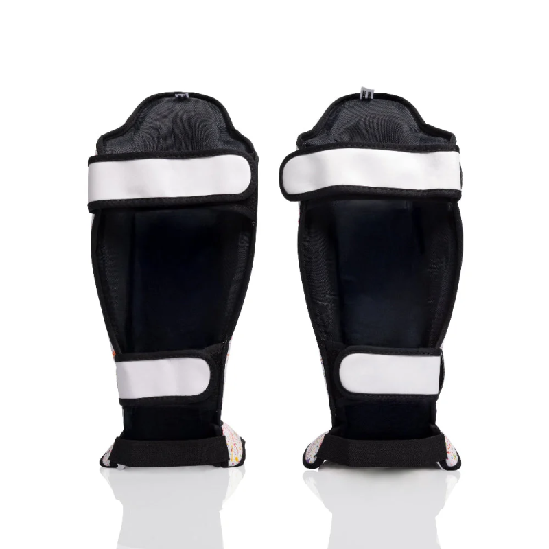 Fairtex SP5 "Competition" Muay Thai Boxing Shin Guards Painter White