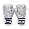 Raja Boxing Muay Thai Gloves "Yant" White