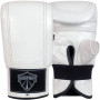 Muayway Bag Gloves Elastic Cuff Muay Thai Boxing White