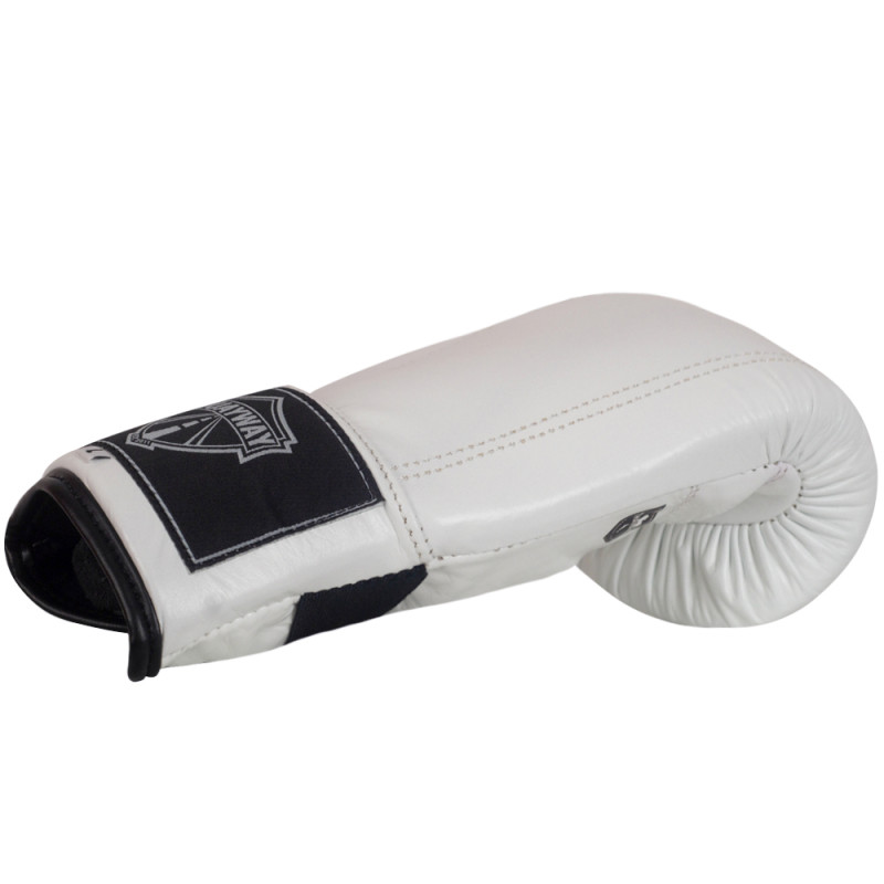 Muayway Bag Gloves Elastic Cuff Muay Thai Boxing White