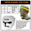 TKB TopKing TKHGEC-LV "Extra Coverage" Boxing Headgear White