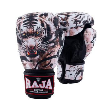 Raja Boxing Muay Thai "Tiger" White-Black