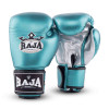 Raja Boxing Muay Thai Gloves "Metallic 2 " Aqua