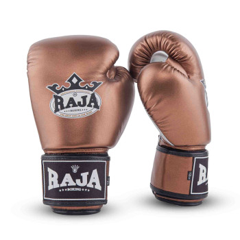 Raja Boxing Muay Thai Gloves "Metallic 2 " Bronze