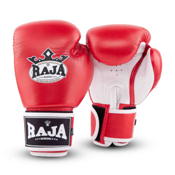 Raja Boxing Muay Thai Gloves "Metallic 2 " Red
