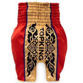 TKB TopKing TKTBS-276 Red Muay Thai Boxing Shorts Free Shipping