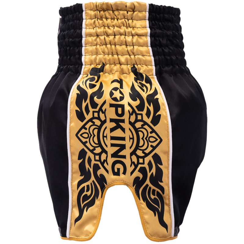 TKB TopKing TKTBS-276 Black Muay Thai Boxing Shorts Free Shipping