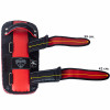 Muayway Curved Thai Pads Genuine Leather Black-Red