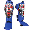 TUFF «Tiger» Shin Guard Muay Thai Boxing Blue