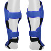 TUFF «Tiger» Shin Guard Muay Thai Boxing Blue