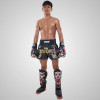 TUFF «Tiger» Shin Guard Muay Thai Boxing Black