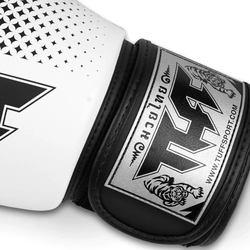 TUFF Boxing Gloves White-Black