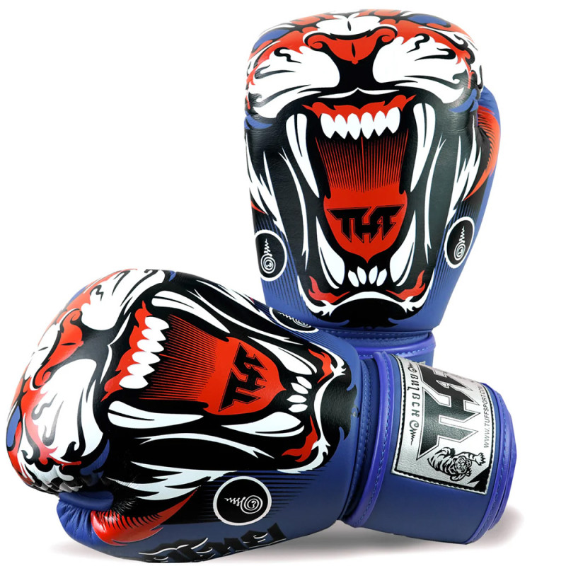 TUFF «Tiger» Boxing Gloves Blue