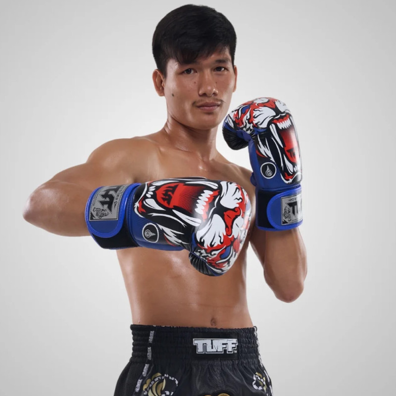 TUFF «Tiger» Boxing Gloves Blue