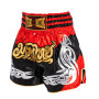 Thaiboxing Muay Thai Shorts Black-Red Free Shipping