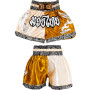 Thaiboxing Muay Thai Shorts Cream-Gold Free Shipping