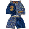 Thaiboxing Muay Thai Shorts «Dragon» Blue Free Shipping