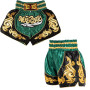 Thaiboxing Muay Thai Shorts Green-Black Free Shipping