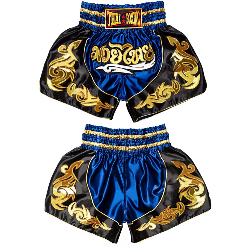 Thaiboxing Muay Thai Shorts Navy Free Shipping