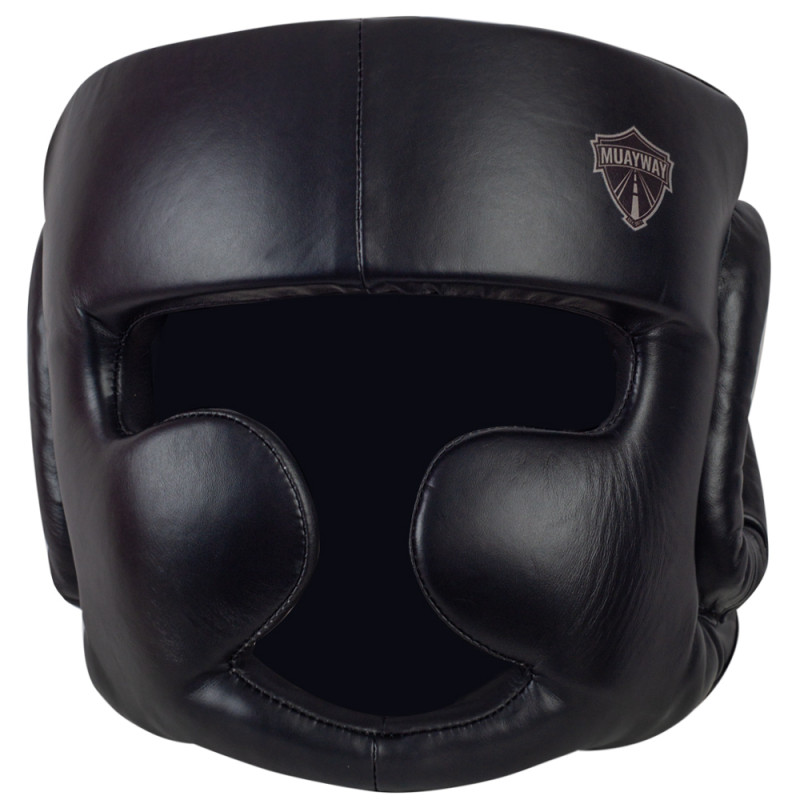 Muayway «Classic» Head Guard Muay Thai Boxing Black