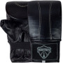 Muayway Bag Gloves Elastic Cuff Muay Thai Boxing Black