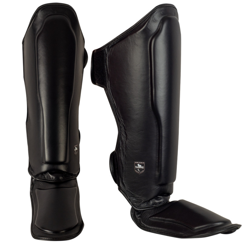 Muayway «Classic» Shin Guard Muay Thai Boxing Black