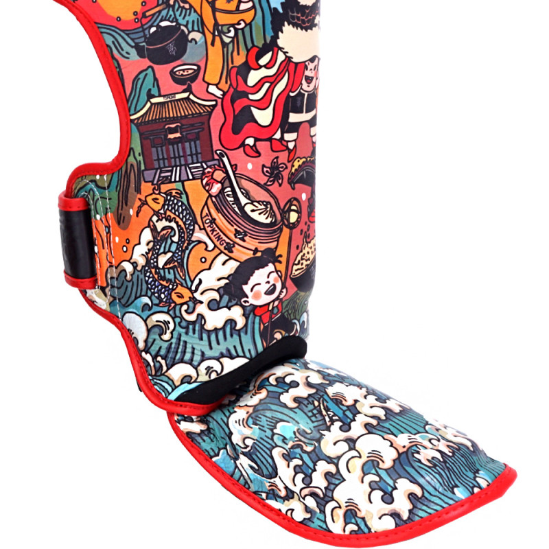 TKB TopKing TKSGCT-CN Shin Guards Muay Thai Boxing "Chinese Culture"