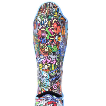 TKB TopKing TKSGCT-TH Shin Guards Muay Thai "Thai Culture"
