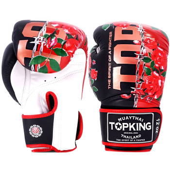 TKB TopKing Boxing Gloves "Rose" Black