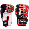 TKB TopKing Boxing Gloves "Rose" Black