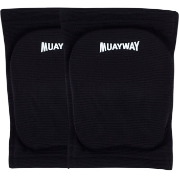 Muayway Knee Pads Guards Muay Thai Boxing Black
