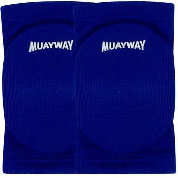 Muayway Knee Pads Guards Muay Thai Boxing Blue
