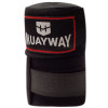 Muayway Hand Wraps Muay Thai Boxing Black + Branded Keychain