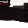 Muayway Hand Wraps Muay Thai Boxing Black + Branded Keychain