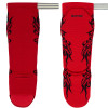 Muayway Shin Guards Elastic Cotton Competition Shin Pads Red Grafic Free Size Free Shipping + Branded Keychain