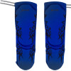 Muayway Shin Guards Elastic Cotton Competition Shin Pads Blue Grafic Free Size Free Shipping + Branded Keychain