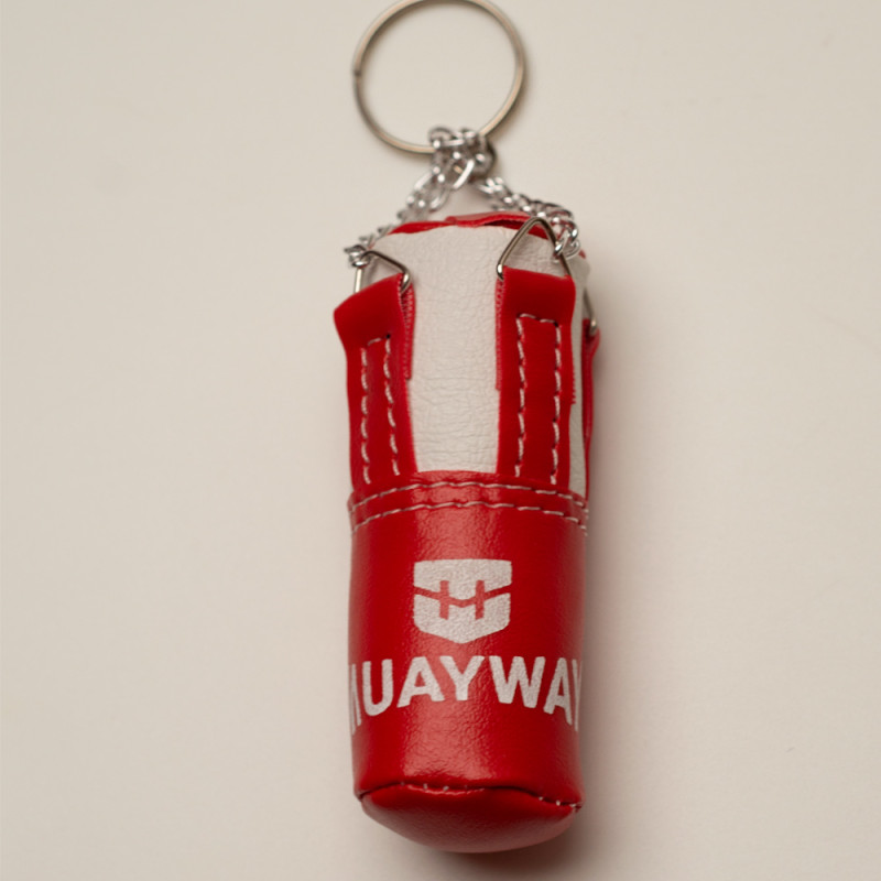 Muayway Shin Guards Elastic Cotton Competition Shin Pads Red Free Size Free Shipping + Branded Keychain